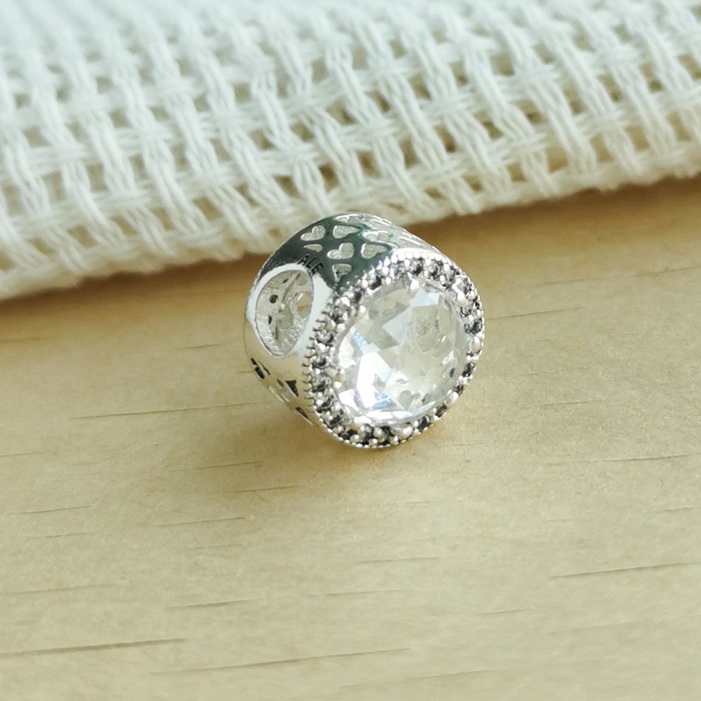 Pandora Moments Sterling Silver Zirconia Charm